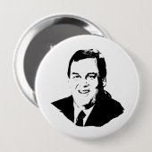 BADGE ROND 10 CM CHRIS CHRISTIE (Devant & derrière)