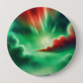 Badge Rond 10 Cm ciel vert (Devant)