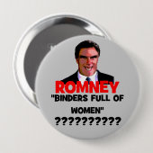 Badge Rond 10 Cm classeurs complètement des femmes (Devant & derrière)