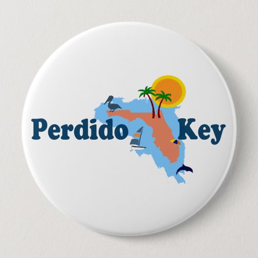 Badge Rond 10 Cm Clé de Perdido (Devant)