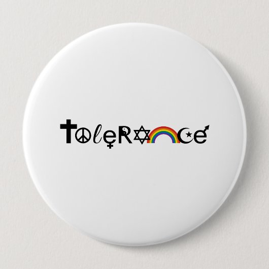 BADGE ROND 10 CM COEXISTEZ AVEC LA TOLÉRANCE - .PNG (Devant)