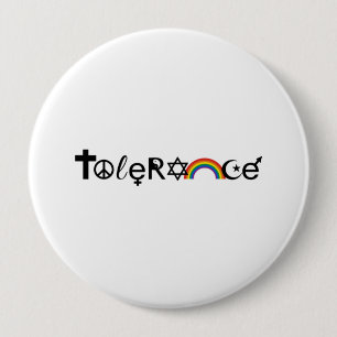 BADGE ROND 10 CM COEXISTEZ AVEC LA TOLÉRANCE - .PNG