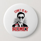 BADGE ROND 10 CM COMEY EST MON INTIME - - (Devant)