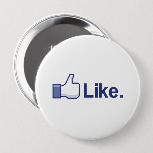 Badge Rond 10 Cm Comme Bumpersticker (Devant & derrière)