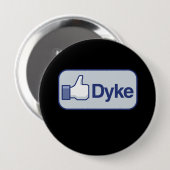BADGE ROND 10 CM COMME LES FILLES BUTCH (Devant & derrière)