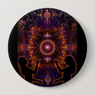 Badge Rond 10 Cm Comme précédemment, tellement ci-dessous