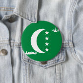 Badge Rond 10 Cm Comores (En situation)