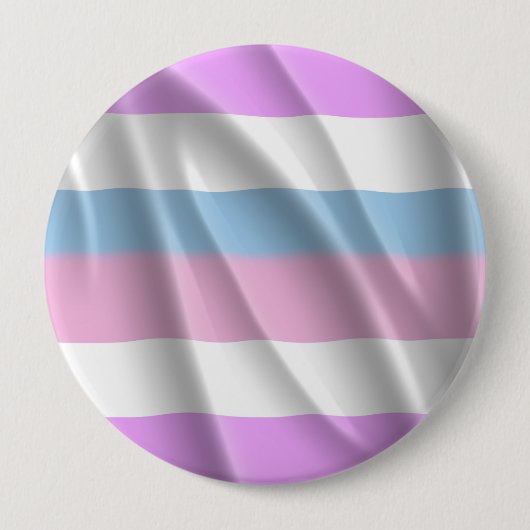 BADGE ROND 10 CM CONCEPTION DE LA VAGUE DE LA FIERTÉ INTERSEX - PRI (Devant)