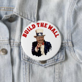 BADGE ROND 10 CM CONSTRUISEZ L'ATOUT 2020 DE MUR (En situation)