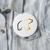 BADGE ROND 10 CM CONTOUR D'OURS (En situation)