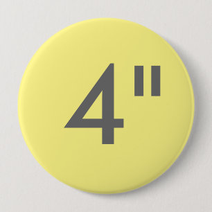 Badge Rond 10 Cm Copie faite sur commande 4" modèle rond énorme d