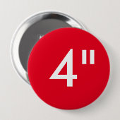 Badge Rond 10 Cm Copie faite sur commande 4" modèle rond énorme de (Devant & derrière)