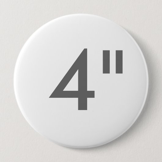 Badge Rond 10 Cm Copie faite sur commande 4" modèle rond énorme de (Devant)