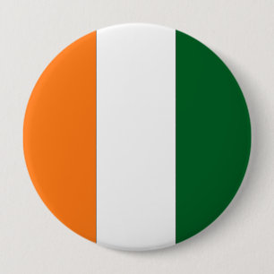 Badge Rond 10 Cm Coted Ivoire