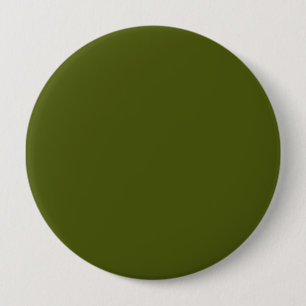 Badge Rond 10 Cm Couleur ferme vert olive