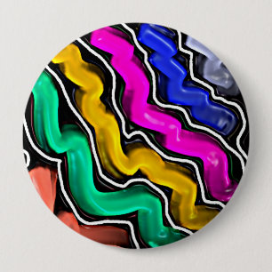 Badge Rond 10 Cm Couleurs Fugitives