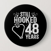 Badge Rond 10 Cm Couples mariés 48 ans (Devant)