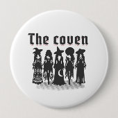 Badge Rond 10 Cm coven bachelorette party witchy (Devant)