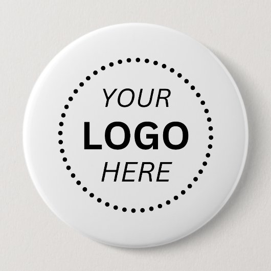 Badge Rond 10 Cm Create Your Own Custom Logo Design 4'' Round (Devant)