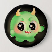 Badge Rond 10 Cm Créature monstre conviviale (Devant)