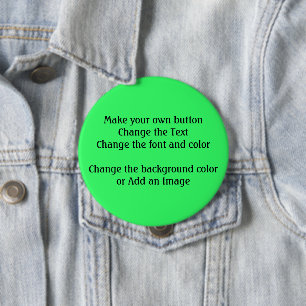 Badge Rond 10 Cm Créez votre propre bouton unique