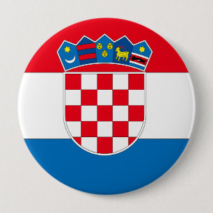 Badge Rond 10 Cm Croatie