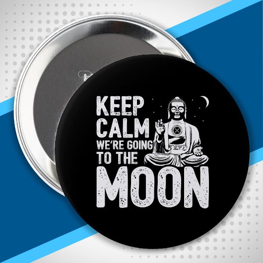 Badge Rond 10 Cm Cryptodevise XRP Vers La Lune Conserver Crypto Cal