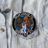 Badge Rond 10 Cm Custom Basketball Player School Mascot game day (En situation)