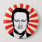 Badge Rond 10 Cm David Cameron (Devant)