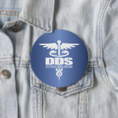 Badge Rond 10 Cm DDS de Caduceus (En situation)