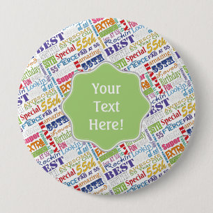 Badge Rond 10 Cm De fête d'anniversaire cadeaux uniques et
