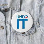 BADGE ROND 10 CM DÉFAITES-LE (En situation)