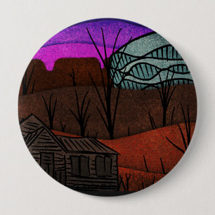 Badge Rond 10 Cm Désoler le paysage
