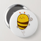Badge Rond 10 Cm Dessin d'Abete Kawaii (Devant & derrière)