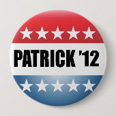 BADGE ROND 10 CM DEVAL PATRICK (Devant)