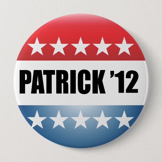 BADGE ROND 10 CM DEVAL PATRICK (Devant)