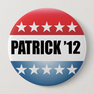 BADGE ROND 10 CM DEVAL PATRICK