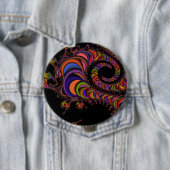 Badge Rond 10 Cm Digitalwurm (En situation)