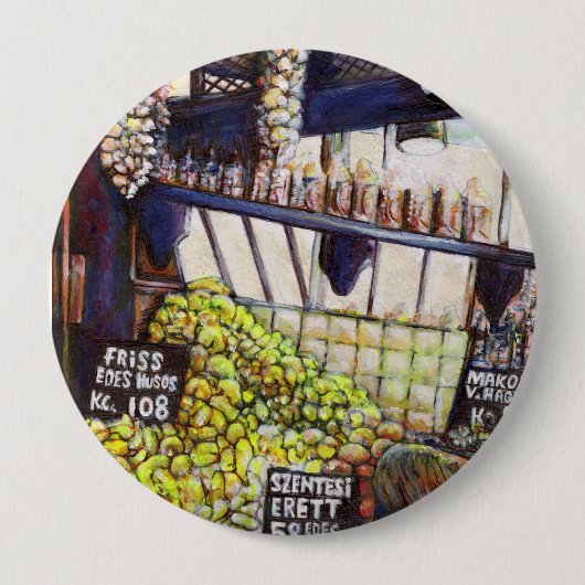 Badge Rond 10 Cm Dimensions de curiosité (Devant)