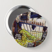 Badge Rond 10 Cm Dimensions de la curiosité (Devant & derrière)