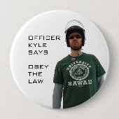 Badge Rond 10 Cm Dirigeant Kyle (Devant)