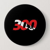 Badge Rond 10 Cm Diver - 300th Dive - Diver Down Diving (Devant)