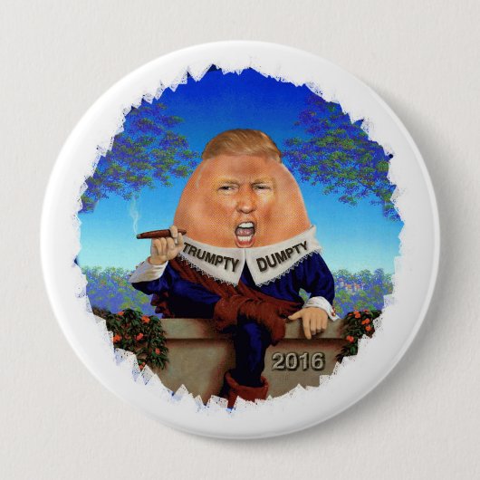 Badge Rond 10 Cm Donald Trump (Devant)