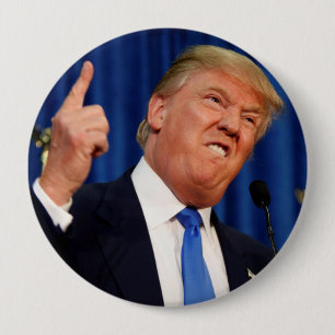 Badge Rond 10 Cm Donald Trump - en le disant aimez-le est