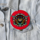 Badge Rond 10 Cm Dragon Twins (En situation)