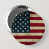 Badge Rond 10 Cm Drapeau américain (Devant & derrière)
