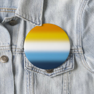 Badge Rond 10 Cm Drapeau de fierté AroAce à dégradé - Drapeau AroAc