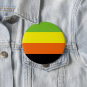 Badge Rond 10 Cm Drapeau de fierté aromantique (En situation)