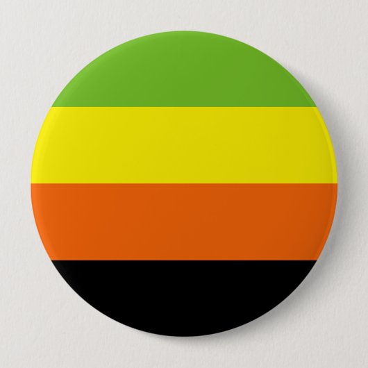 Badge Rond 10 Cm Drapeau de fierté aromantique (Devant)