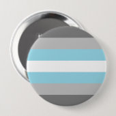 Badge Rond 10 Cm Drapeau de fierté demiboy (Devant & derrière)